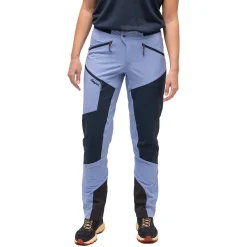 Store Bergans Tind Softshell Pants Women - Blueberry Milk / Navy Blue