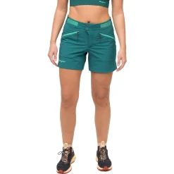Online Bergans Tind Softshell Shorts Women - Malachite Green