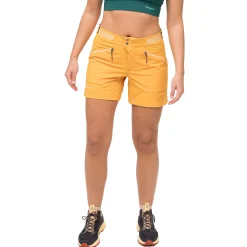 Outlet Bergans Tind Softshell Shorts Women - Marigold Yellow