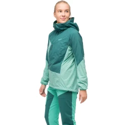 Best Sale Bergans Tind Windbreaker Anorak Women - Light Malachite Green / Malachite Green