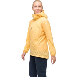 Clearance Bergans Tind Windbreaker Anorak Women - Buttercup Yellow