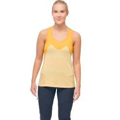 Discount Bergans Tind Wool Top Women - Buttercup Yellow / Marigold Yellow