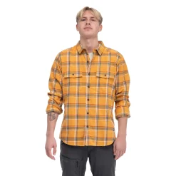 Cheap Bergans Tovdal Shirt - Golden Field / Green Mud Check