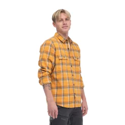 Cheap Bergans Tovdal Shirt - Golden Field / Green Mud Check