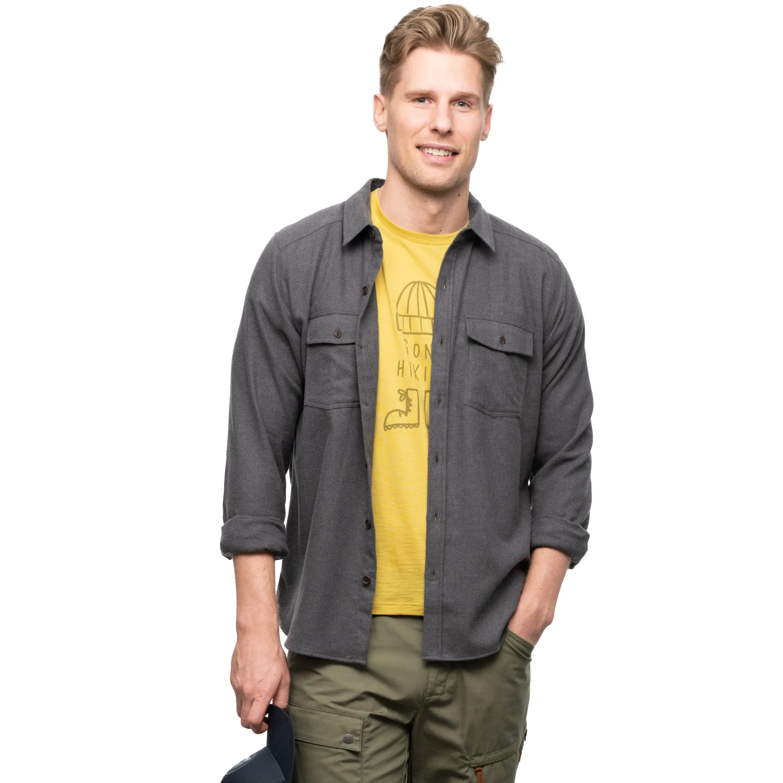 Shop Bergans Tovdal Shirt - Solid Dark Grey