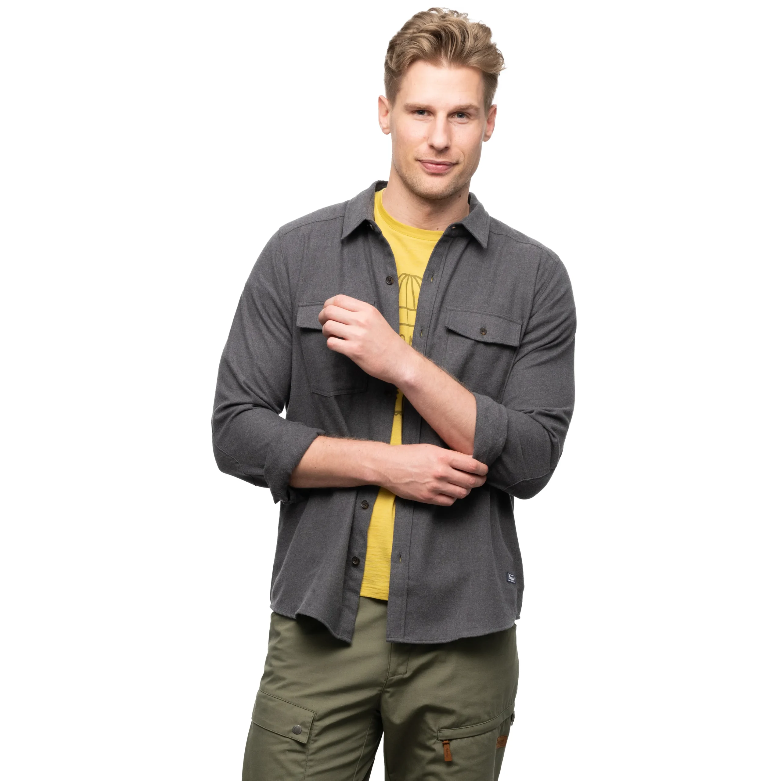 Shop Bergans Tovdal Shirt - Solid Dark Grey