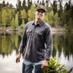 Shop Bergans Tovdal Shirt - Solid Dark Grey