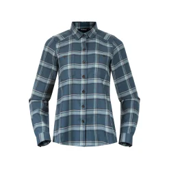 Online Bergans Tovdal W Shirt - Orion Blue / Misty Forest Check