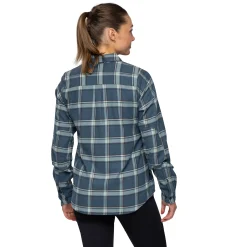 Online Bergans Tovdal W Shirt - Orion Blue / Misty Forest Check
