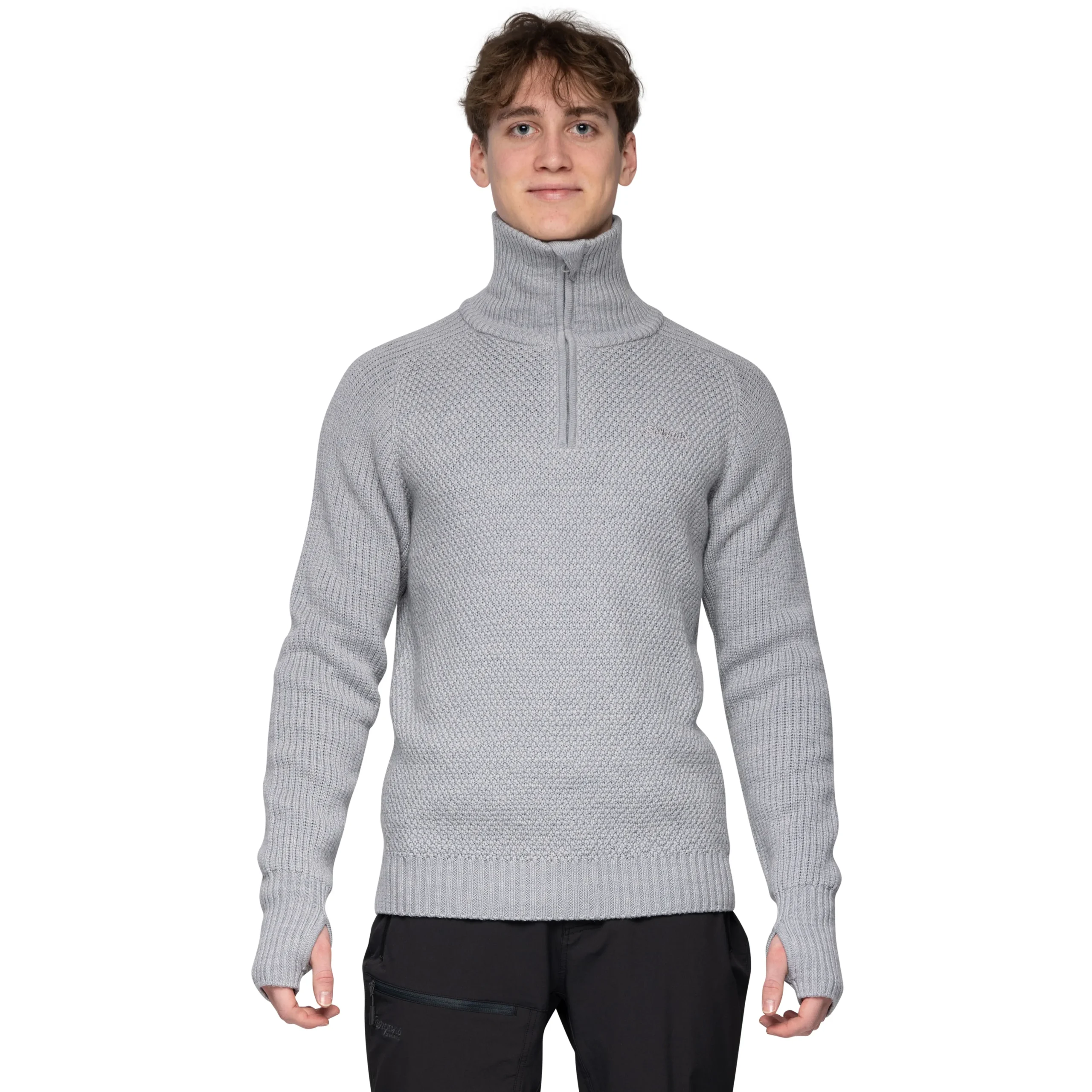 New Bergans Ulriken Jumper Men - Magnesium Grey