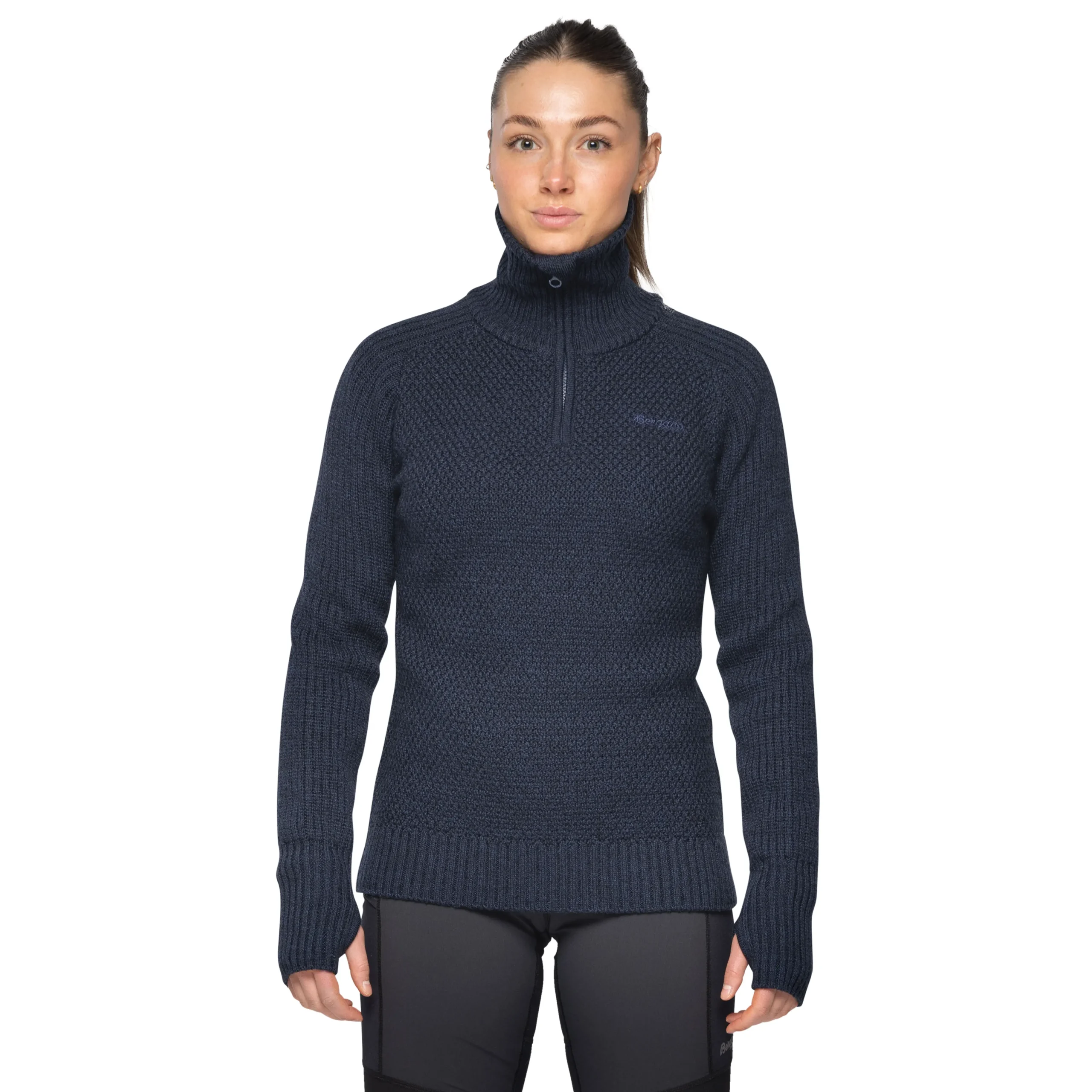 Cheap Bergans Ulriken Jumper Women - Navy Blue
