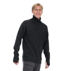 New Bergans Ulriken Light Merino Jumper Men - Dark Shadow Grey