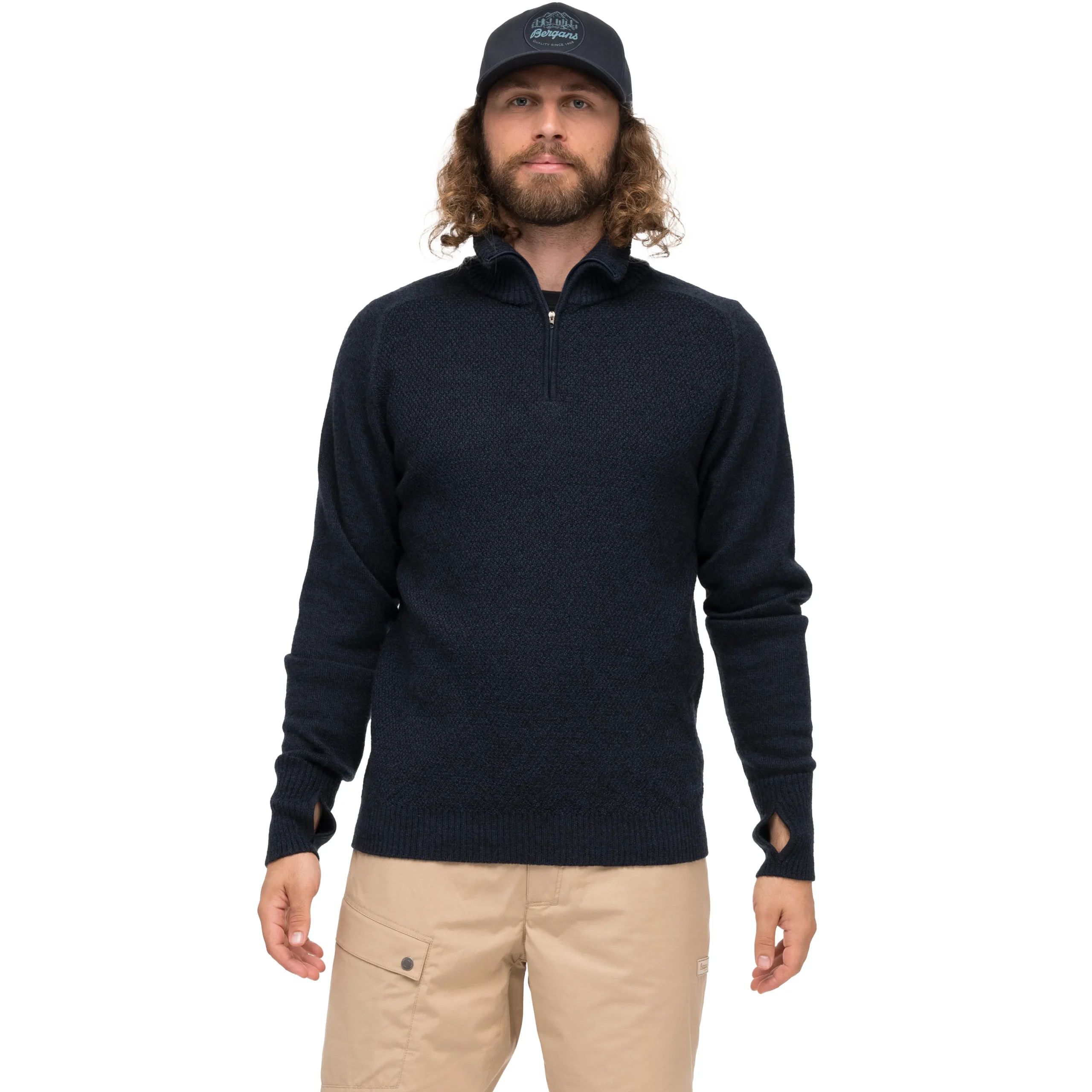 Discount Bergans Ulriken Light Merino Jumper Men - Navy Blue