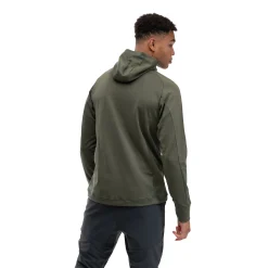 Clearance Bergans Ulstein Wool Hood Jacket - Dark Green Mud