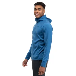 Shop Bergans Ulstein Wool Hood Jacket - North Sea Blue