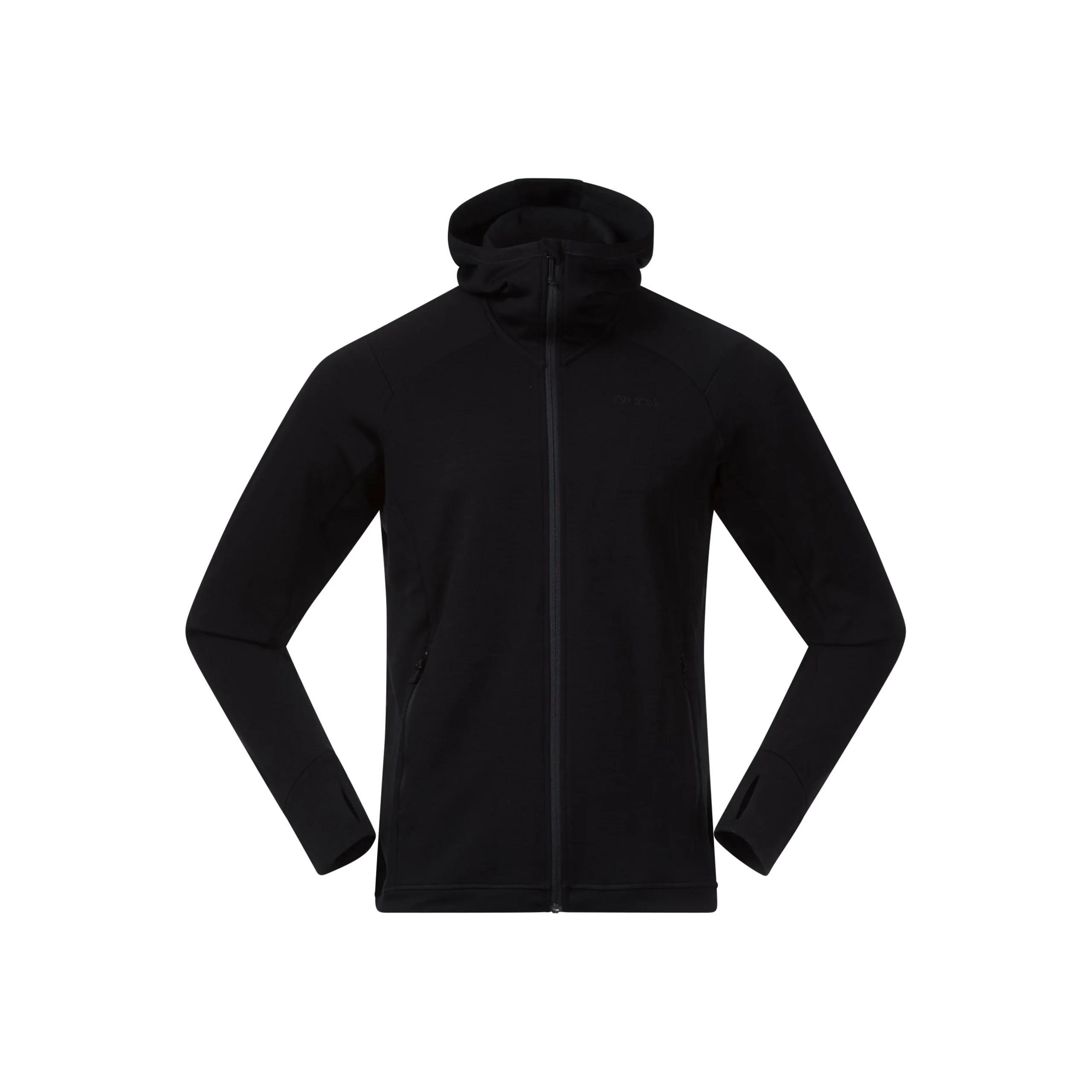 Online Bergans Ulstein Wool Hood Jacket - Black