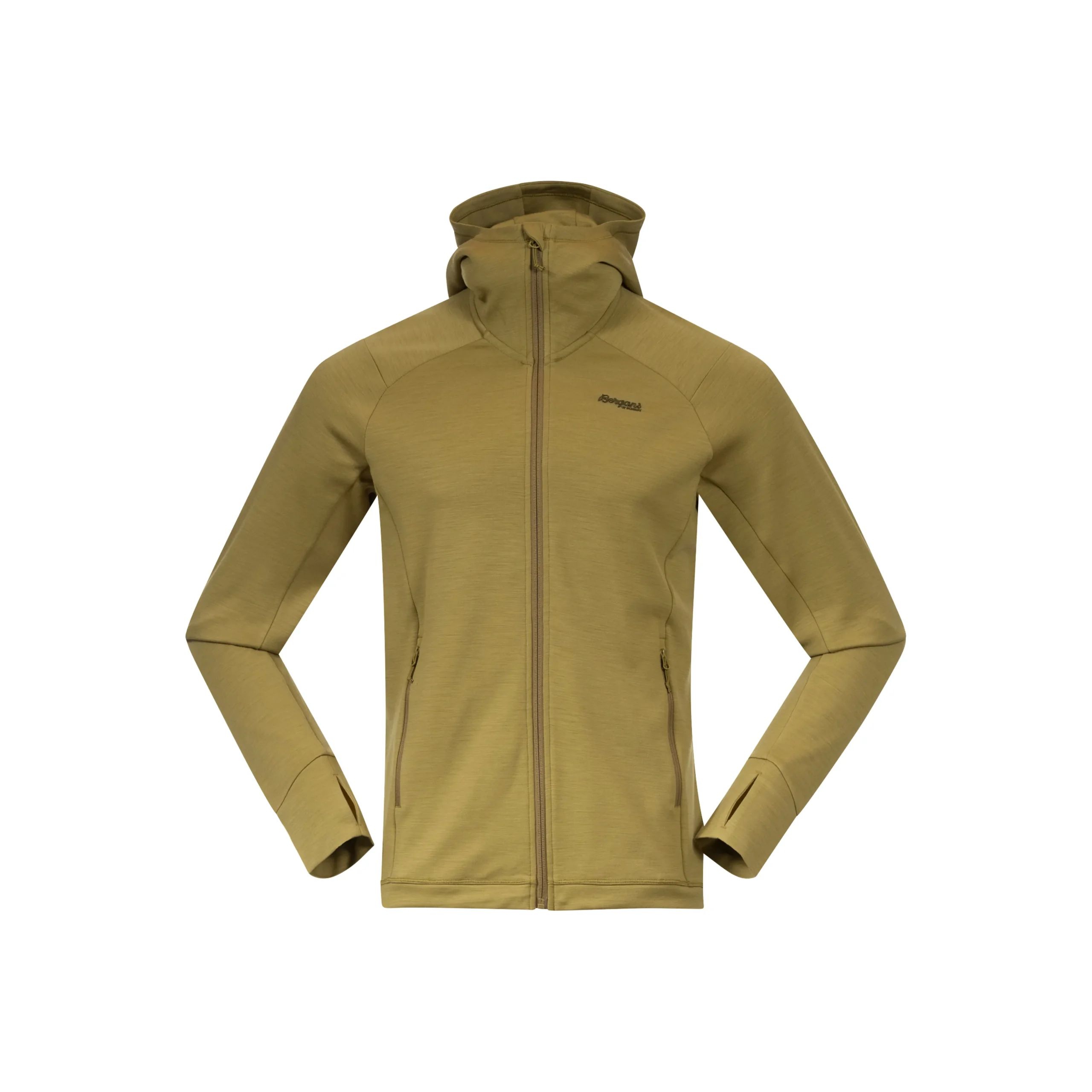 Hot Bergans Ulstein Wool Hood Jacket - Olive Green