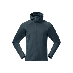Store Bergans Ulstein Wool Hood Jacket - Orion Blue