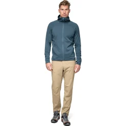 Store Bergans Ulstein Wool Hood Jacket - Orion Blue