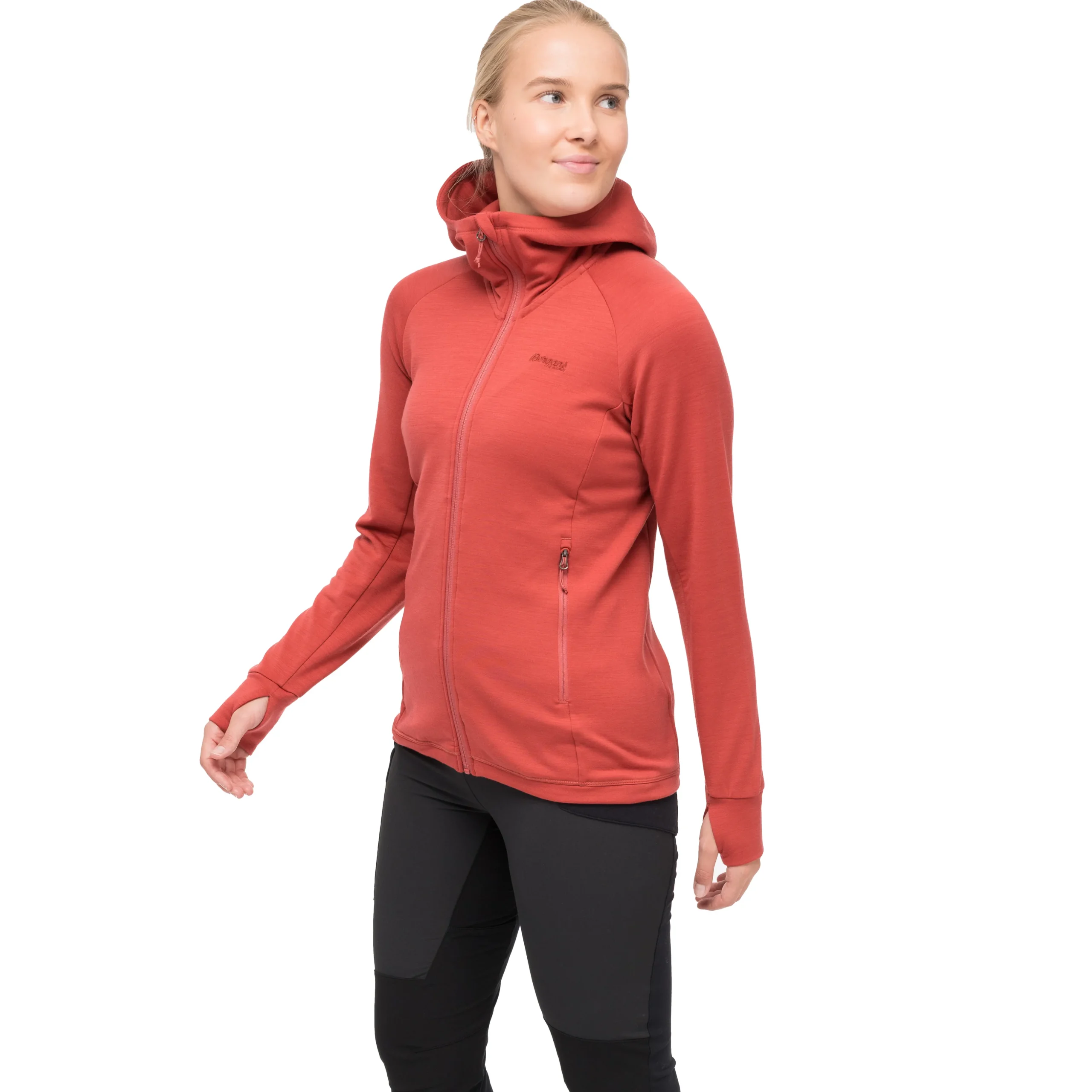 Best Bergans Ulstein Wool Hood W Jacket - Rusty Dust