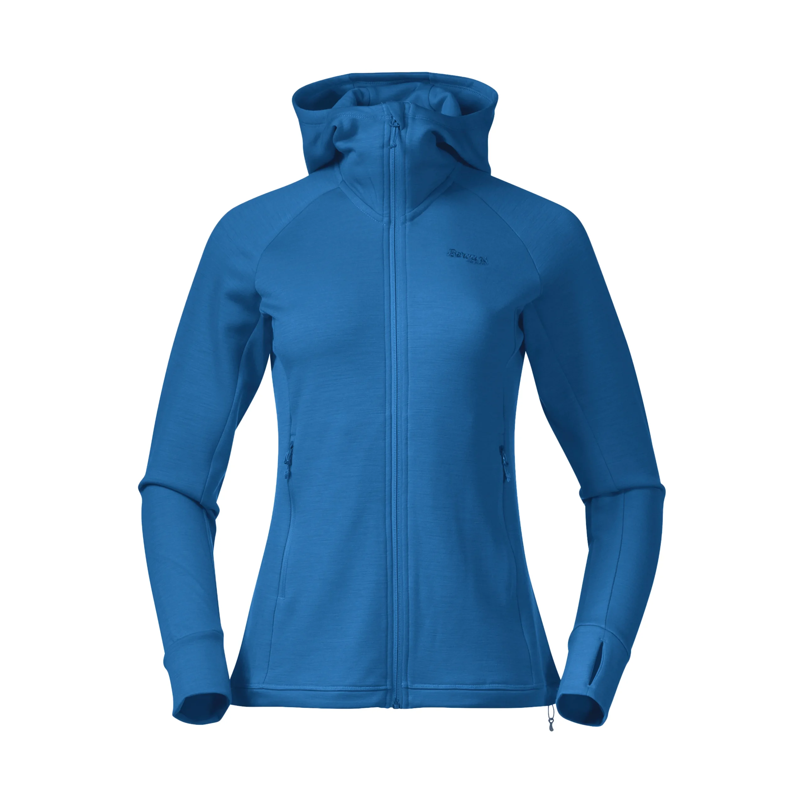 Hot Bergans Ulstein Wool Hood W Jacket - North Sea Blue