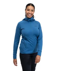 Hot Bergans Ulstein Wool Hood W Jacket - North Sea Blue