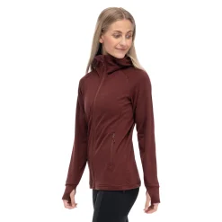New Bergans Ulstein Wool Hood W Jacket - Amarone Red