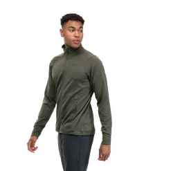 Outlet Bergans Ulstein Wool Jacket - Dark Green Mud