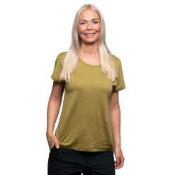 Fashion Bergans Urban Wool W Tee - Olive Green