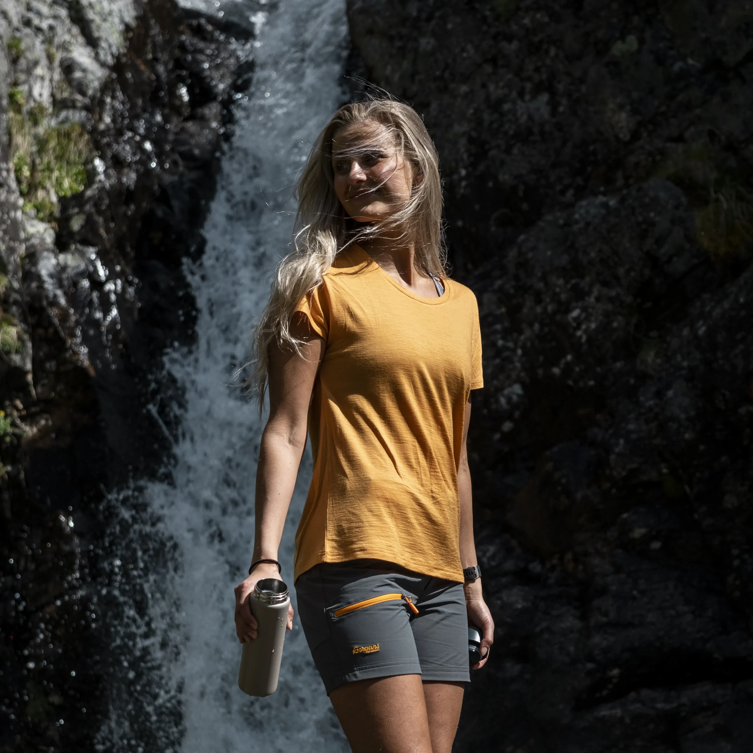 Best Sale Bergans Urban Wool W Tee - Golden Field