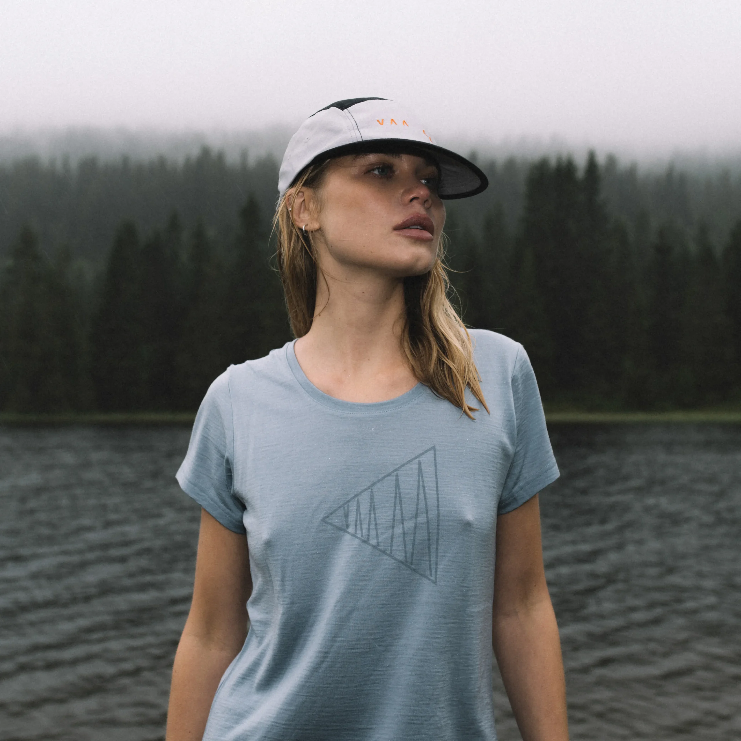 Sale Bergans Vaagaa Adventure Merino Tee Women - Husky Blue