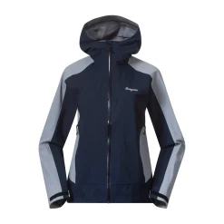 New Bergans Vaagaa Allround 3L Shell Jacket Women - Navy Blue / Husky Blue