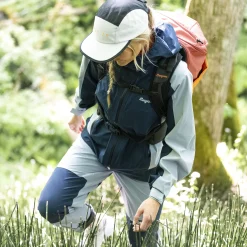 New Bergans Vaagaa Allround 3L Shell Jacket Women - Navy Blue / Husky Blue