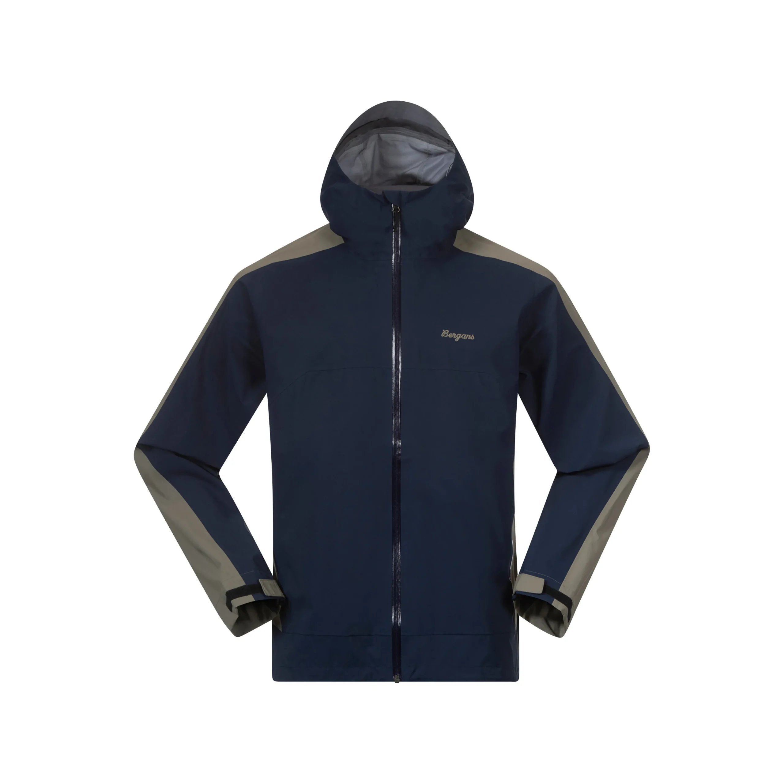 Outlet Bergans Vaagaa Allround 3L Shell Jacket Men - Navy Blue / GreenMud