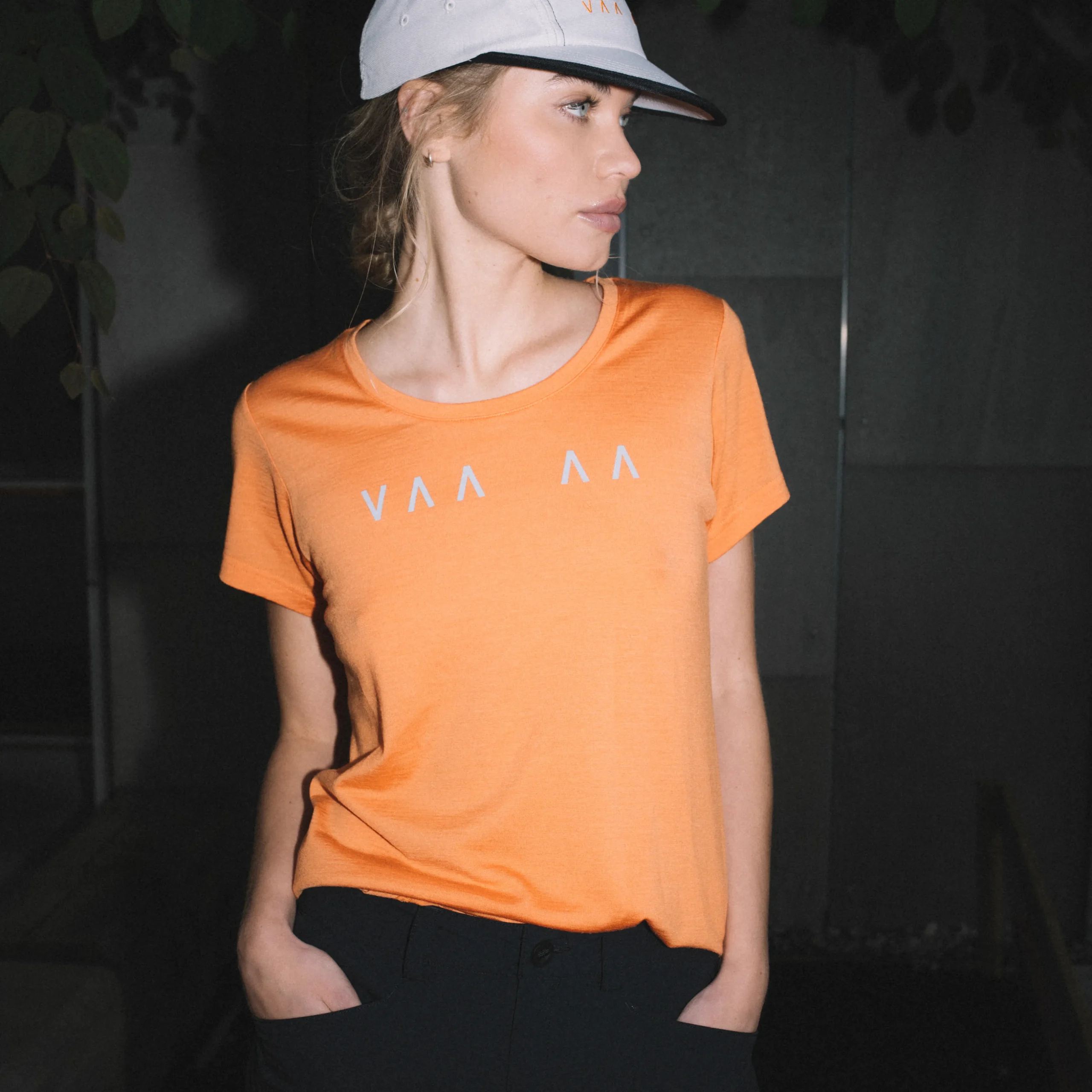 Sale Bergans Vaagaa Explore Merino Tee Women - Faded Orange