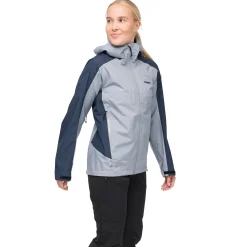 Hot Bergans Vaagaa Light 3L Shell Jacket Women - Husky Blue / Navy Blue