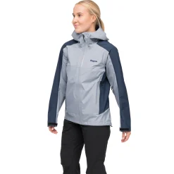Hot Bergans Vaagaa Light 3L Shell Jacket Women - Husky Blue / Navy Blue