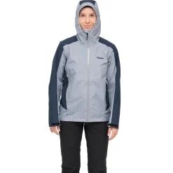 Hot Bergans Vaagaa Light 3L Shell Jacket Women - Husky Blue / Navy Blue