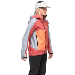 Outlet Bergans Vaagaa Light 3L Shell Jacket Women - Rusty Dust / Husky Blue