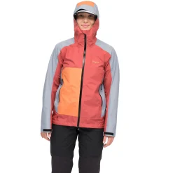 Outlet Bergans Vaagaa Light 3L Shell Jacket Women - Rusty Dust / Husky Blue