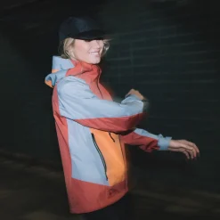 Outlet Bergans Vaagaa Light 3L Shell Jacket Women - Rusty Dust / Husky Blue