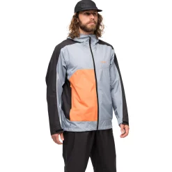 Outlet Bergans Vaagaa Light 3L Shell Jacket Men - Husky Blue / Black