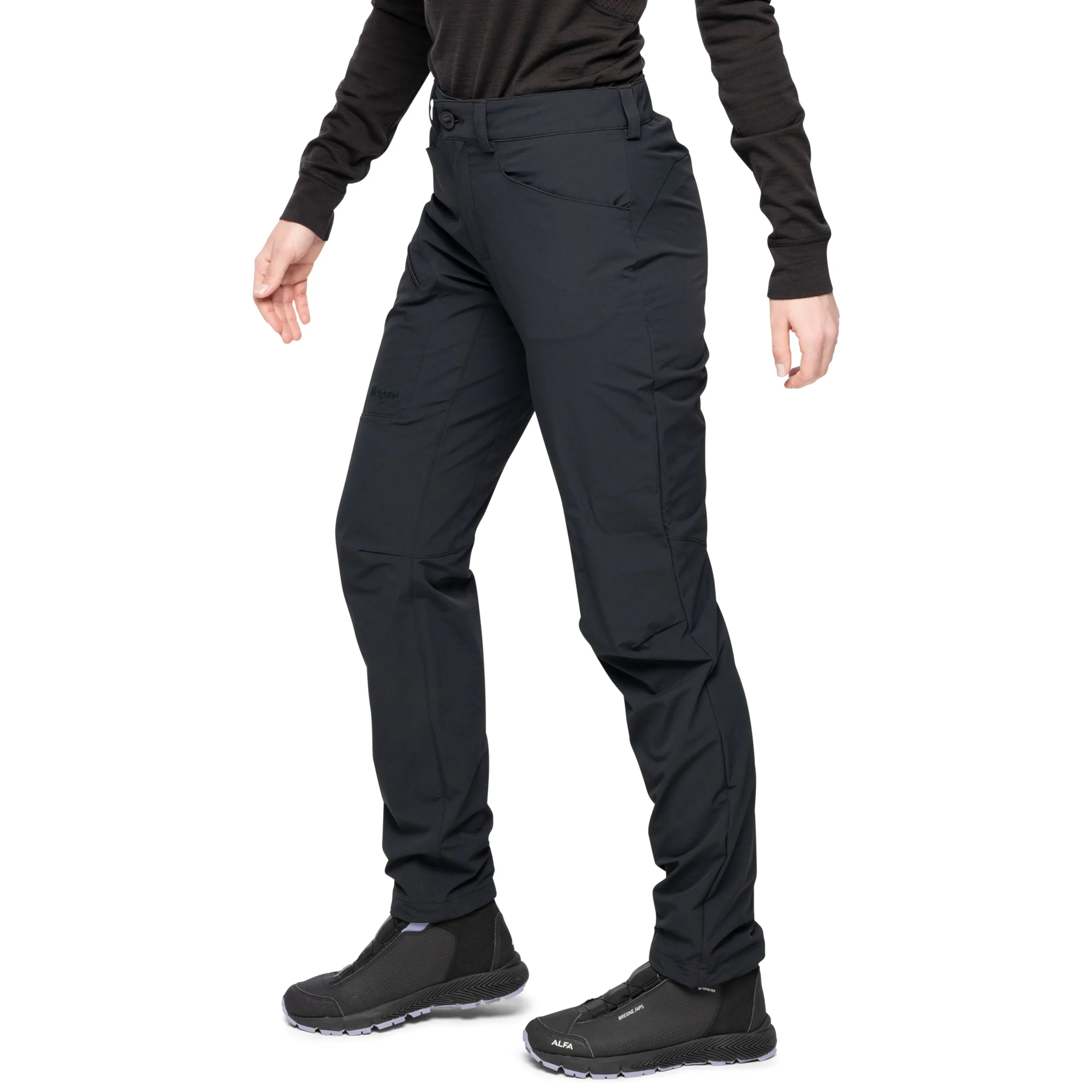 Fashion Bergans Vaagaa Light Softshell Pants Women - Black