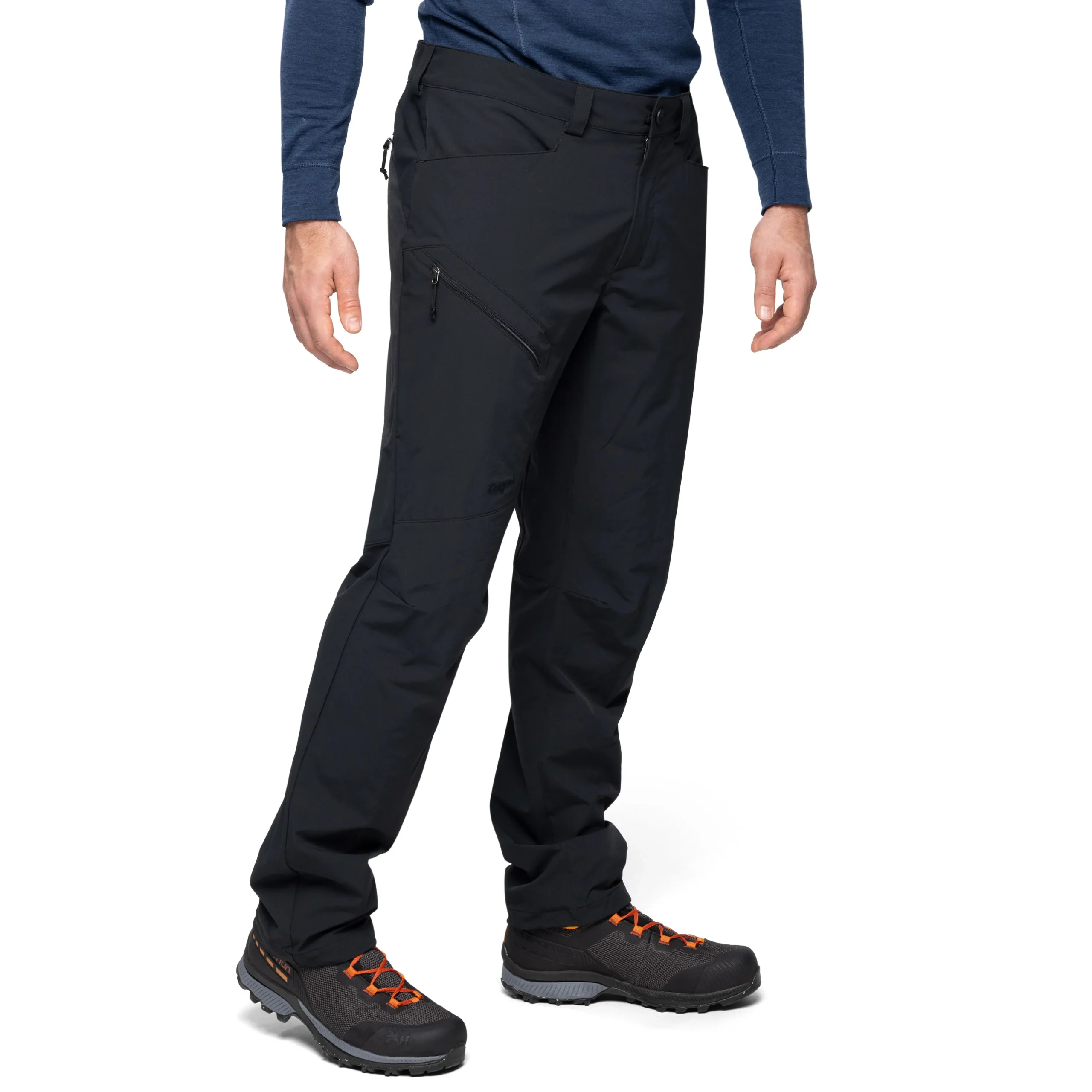 Outlet Bergans Vaagaa Light Softshell Pants Men - Black