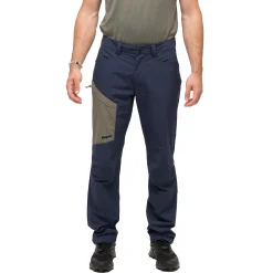 New Bergans Vaagaa Light Softshell Pants Men - Navy Blue / GreenMud