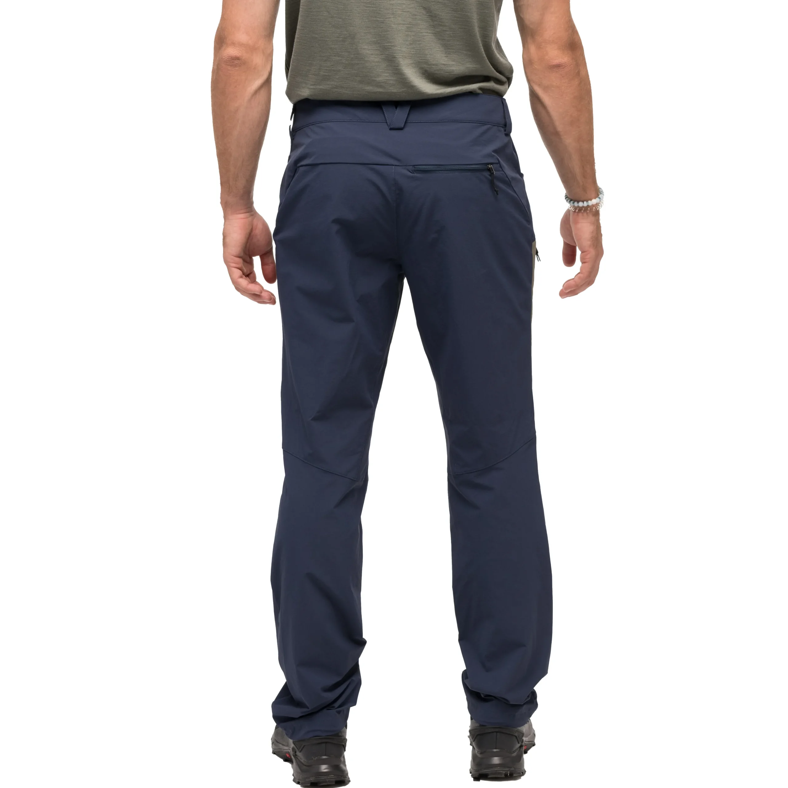 New Bergans Vaagaa Light Softshell Pants Men - Navy Blue / GreenMud