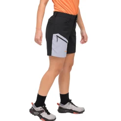 Sale Bergans Vaagaa Light Softshell Shorts Women - Black / Husky Blue