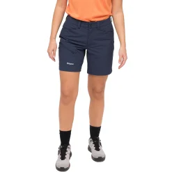 Flash Sale Bergans Vaagaa Light Softshell Shorts Women - Navy Blue