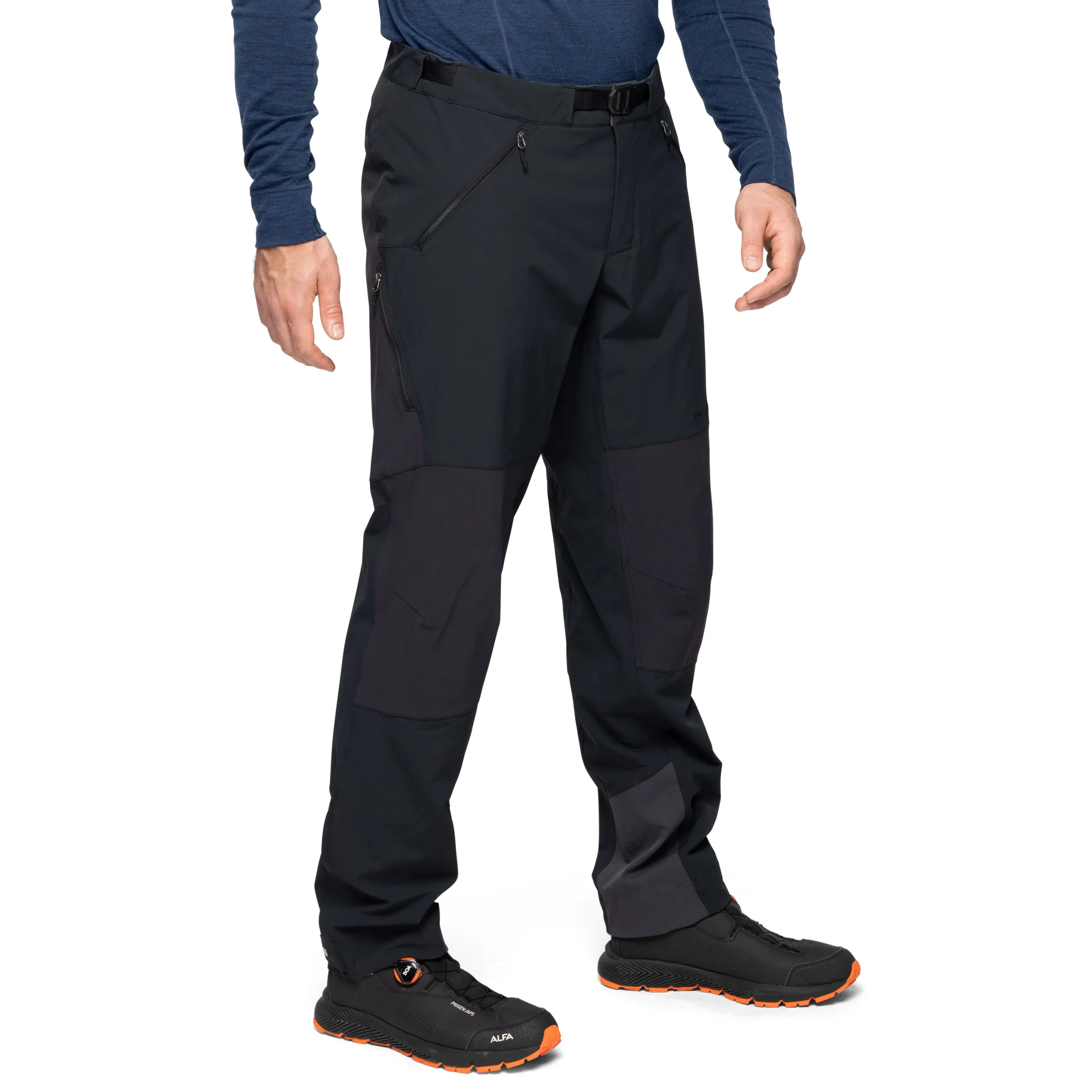 Shop Bergans Vaagaa Softshell Pants Men - Black