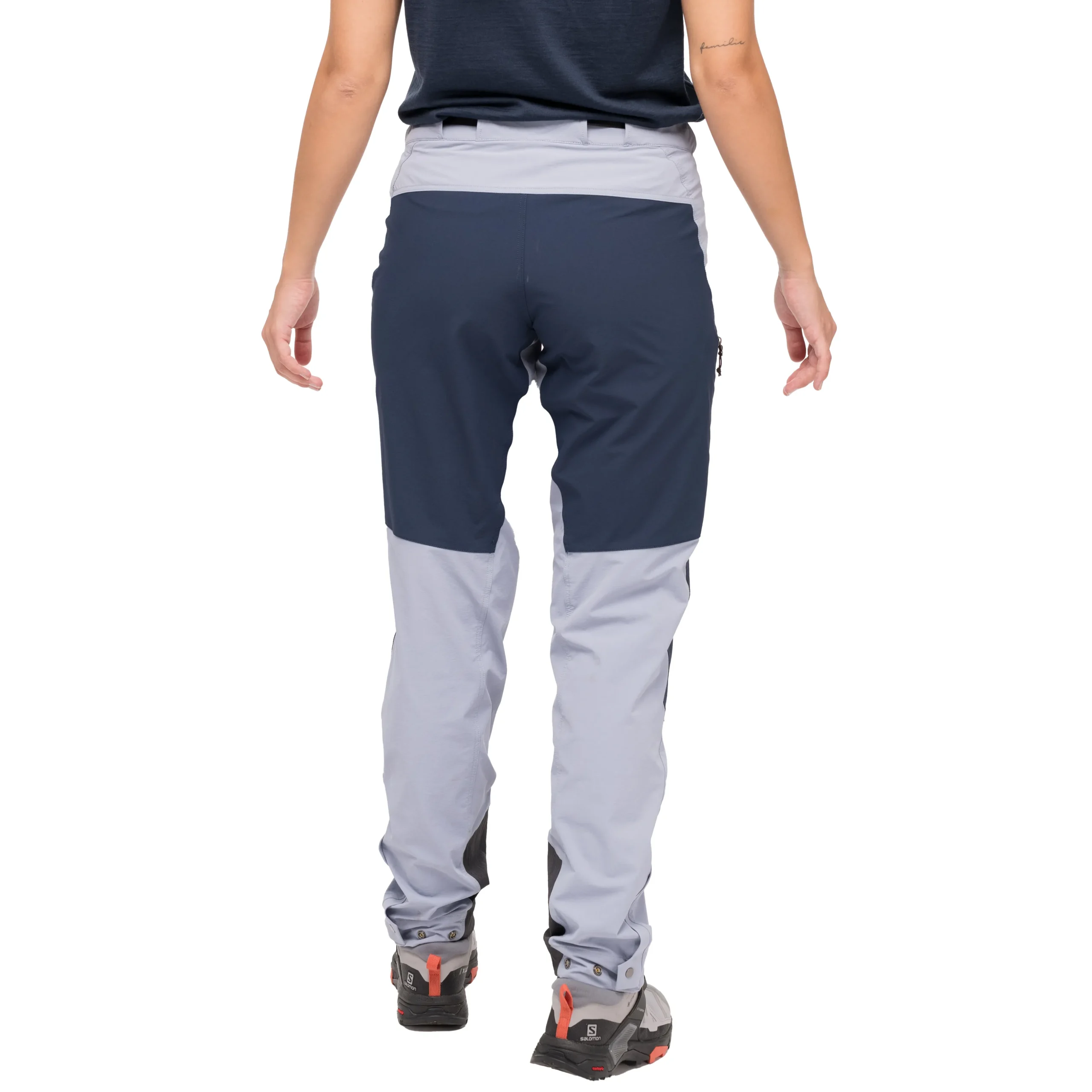 Sale Bergans Vaagaa Softshell Pants Women - Husky Blue / Navy Blue